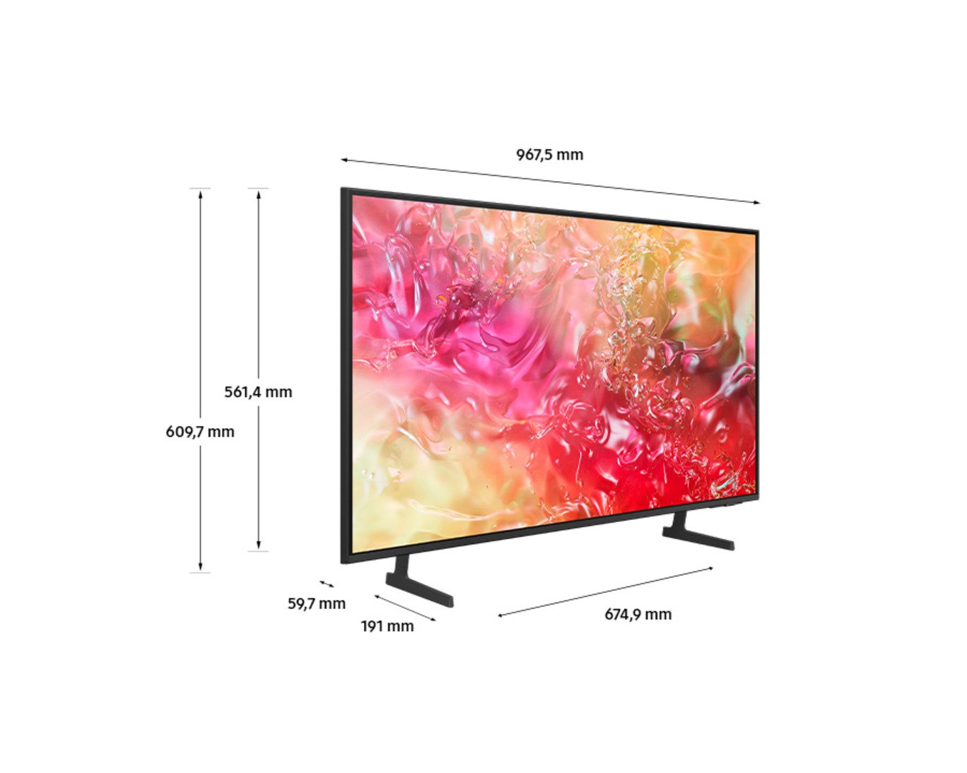 Samsung 43″ Crystal UHD 4K 43DU7172 Smart TV - Image 4